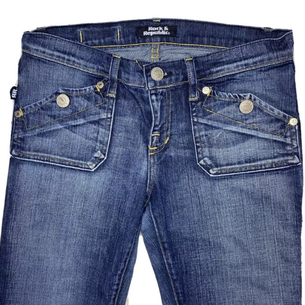 Rock & Republic Bootcut Flare Flap Pocket jeans